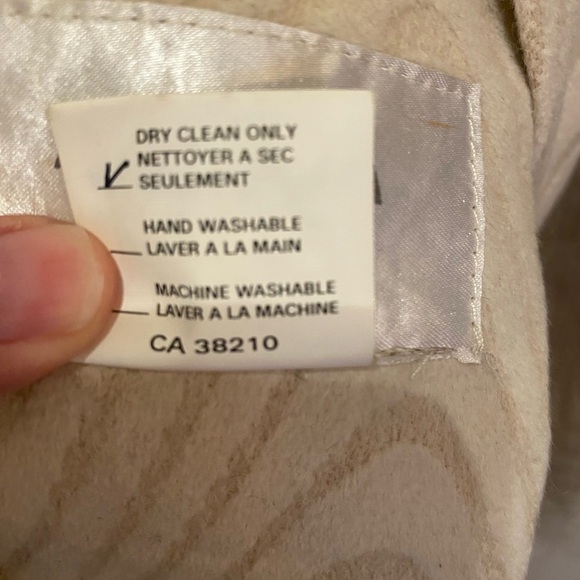 Paul Ho Haute Couture bodycon taupe lambswool angora full length coat. Size M - Picture 10 of 17